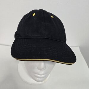 McDonald's Employee Crew Member Uniform Cap Hat Black Snapback One Size Adult